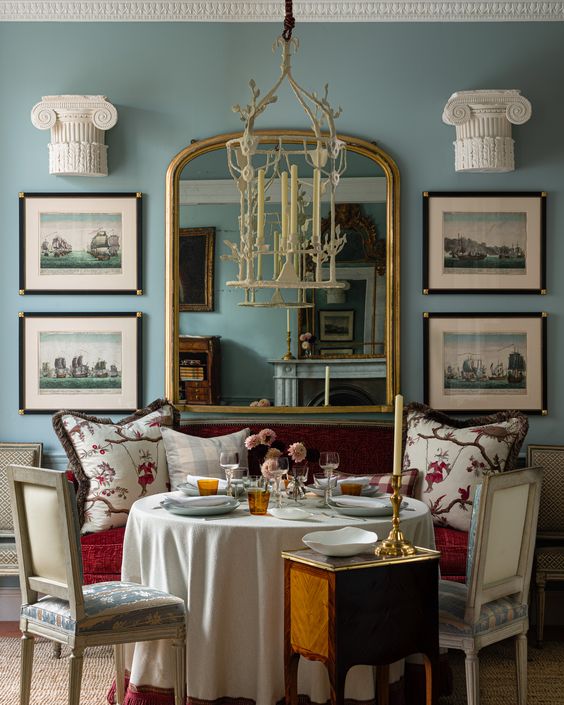 Contemporary classic dining Interior Ideas