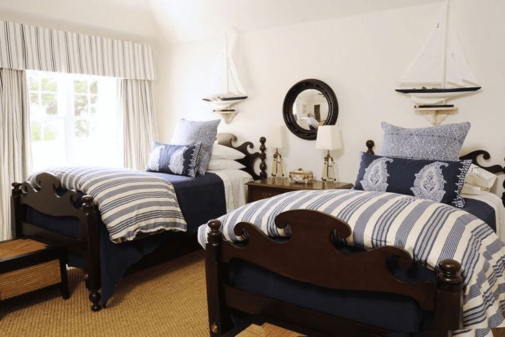 sophisticated nautical bedroom