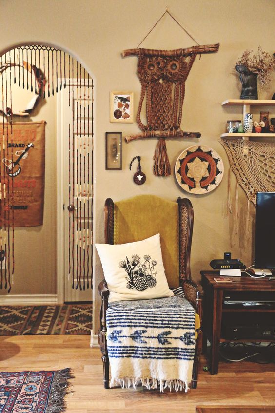 Bohemian-style room