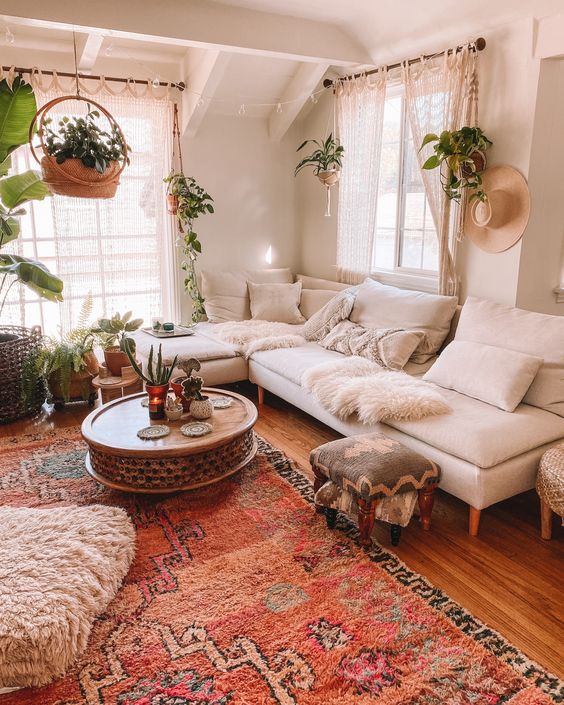 Bohemian-style room