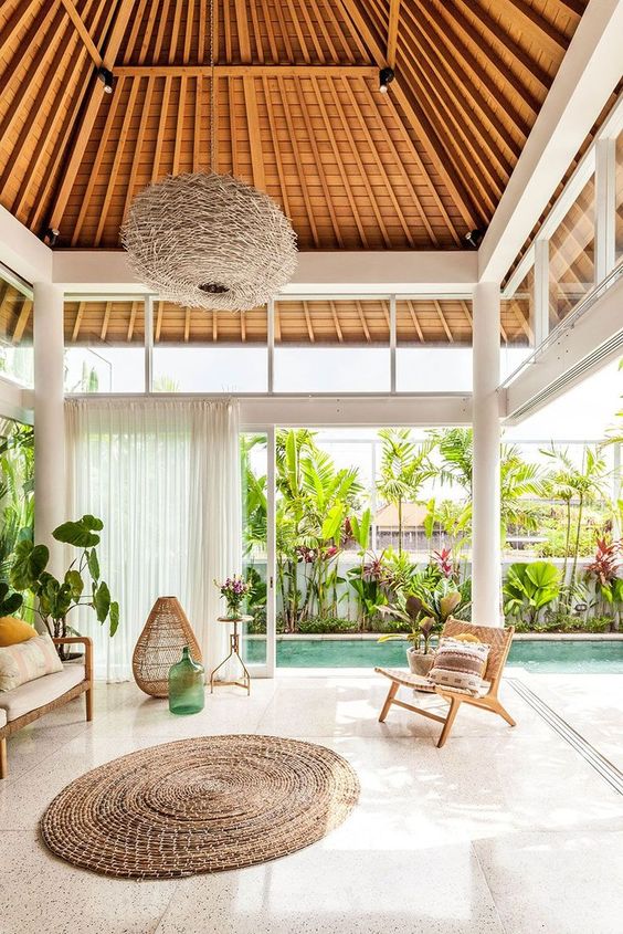 tropical home decor