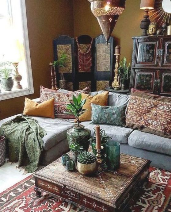 Bohemian-style room